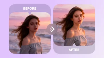 change lighting in photo