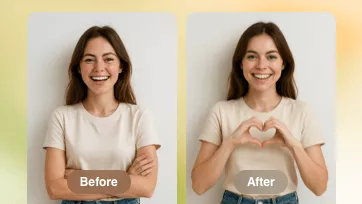 change pose of a photo