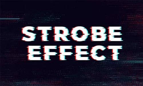 create strobe effect in video