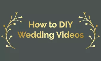 diy wedding video
