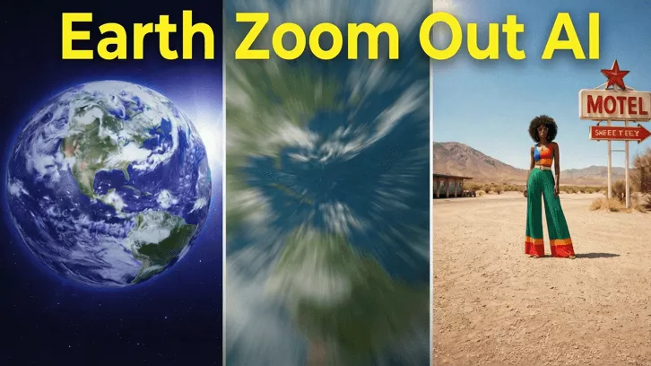earth zoom out ai