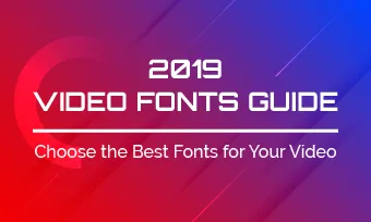 font for video