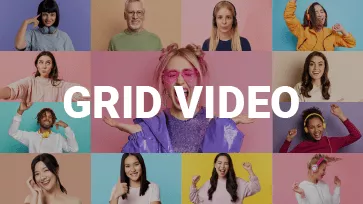 Video Grid Style Video Editing Software | FlexClip