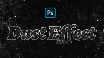 how to add dust effect in photoshop