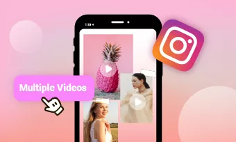 how to add multiple videos to one instagram story