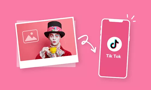 how to add pictures to tiktok