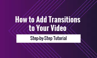 how to add transitions to video