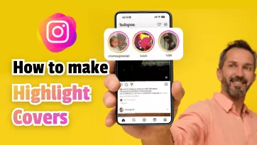 how to create instagram highlight cover