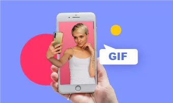 how to make selfie gif