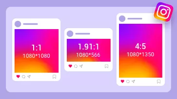 how to post different size photos on instagram