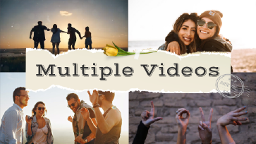 Video Multiple Scenes How to Put 4 Videos in One Screen on Different Devices