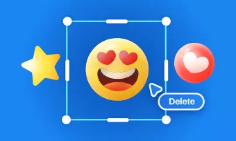 how to remove emoji from video