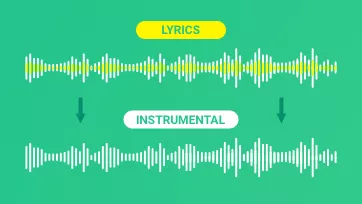 how to remove lyrics from a song