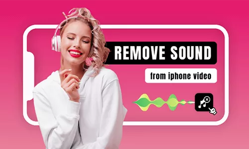 how to remove sound from iphone video