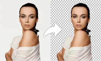 how to remove white background from images