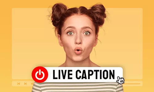 how to turn off live caption