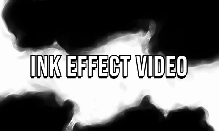 ink effect video