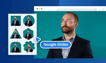 insert image in shape in google slides