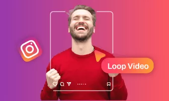 loop video on instagram story