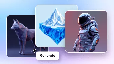 low poly art