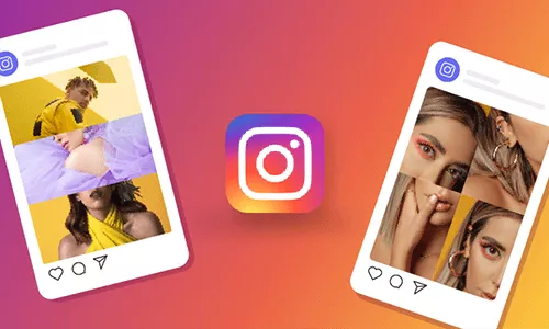 make collage on instagram