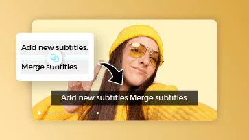 merge subtitles with video