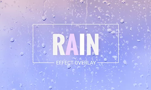 rain effect overlay