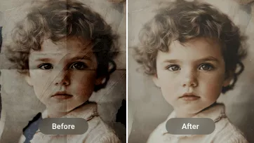 remove creases from photos