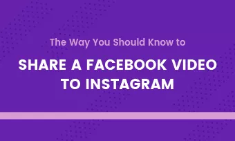 share facebook video to instagram