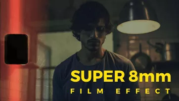 super 8 film effect