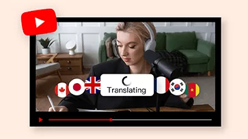 translate youtube video