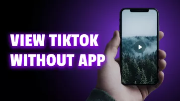 view tiktok without app