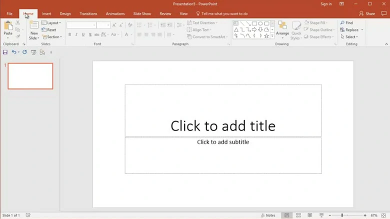 Open PowerPoint on Your Computer