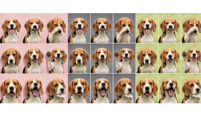 ペット証明写真の背景の色を変更