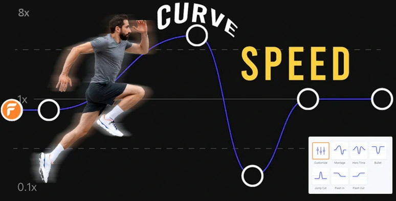 Create smooth speed curves to speed up or slow down any parts of Reels