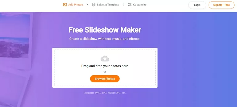 Generate Slideshow for TikTok