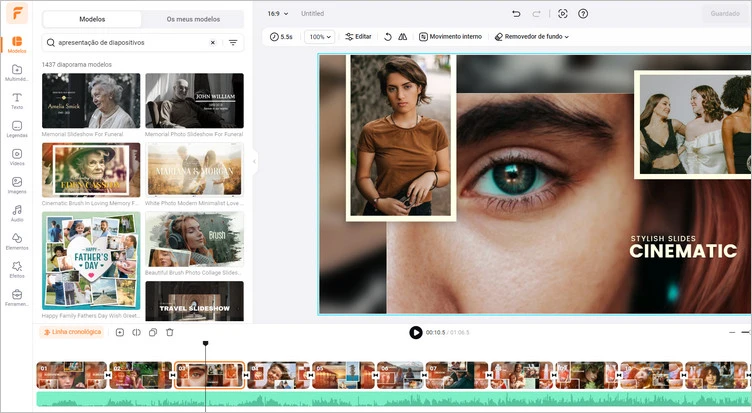 Criar uma apresentação de slides com música e efeitos do Google Fotos - Começar