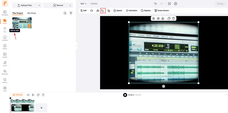 Crop Your Screen Recording into Different Shapes - FlexClip