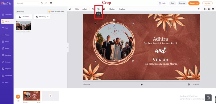 How to Crop Videos to Circle Online - Step 5