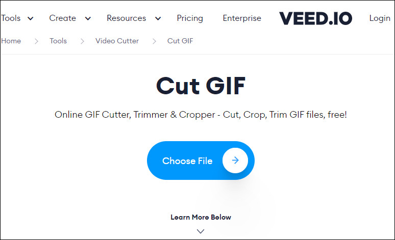 Online GIF Cutter - Veed