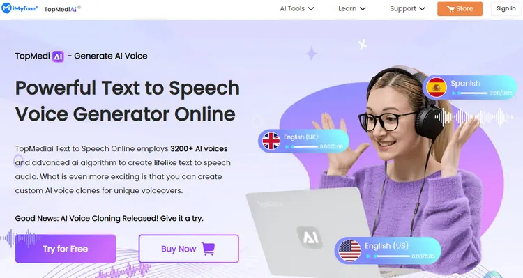Cute Kid Voice Generator Online - TopMediai