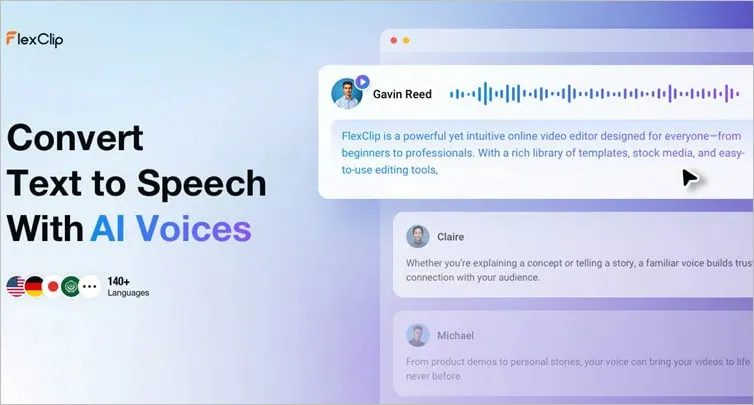 AI Voice Generator for Cartoon and More - FlexClip