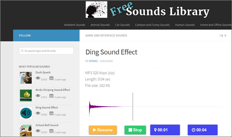 myinstants is a great place to easily download sounds for your