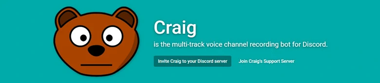 Discord Audio Recorder - Craig Bot