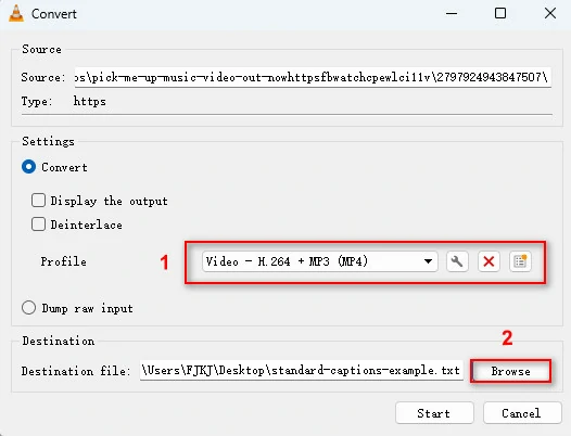 VLC Save Embedded Video
