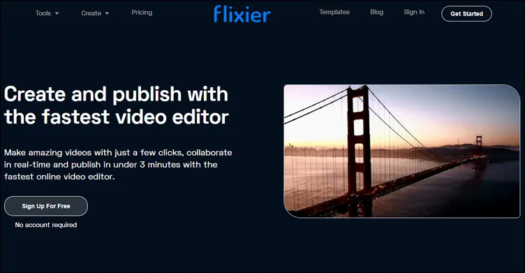 Drag and Drop Video Editor: Flixier