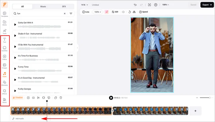 Edit the Clips Together into a Dress Change Video - More