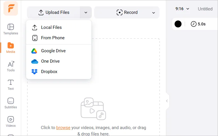 Edit the Clips Together into a Dress Change Video - Upload