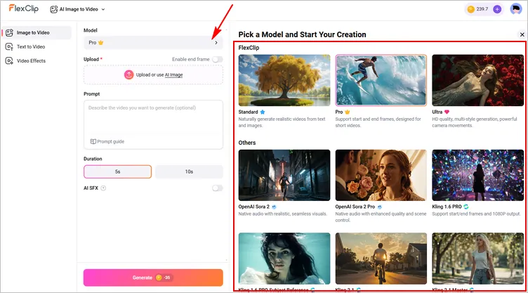 Create Outfit Transitions Between Two Photos - Select Model
