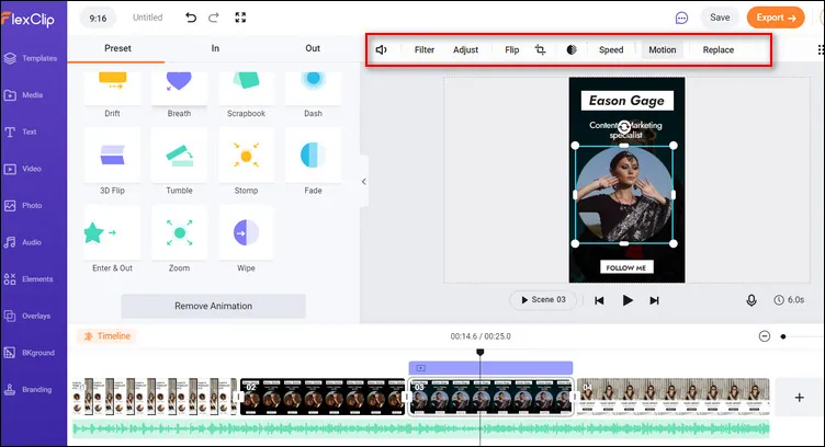 How to Add Dual View on a Prerecorded Video - Adjust